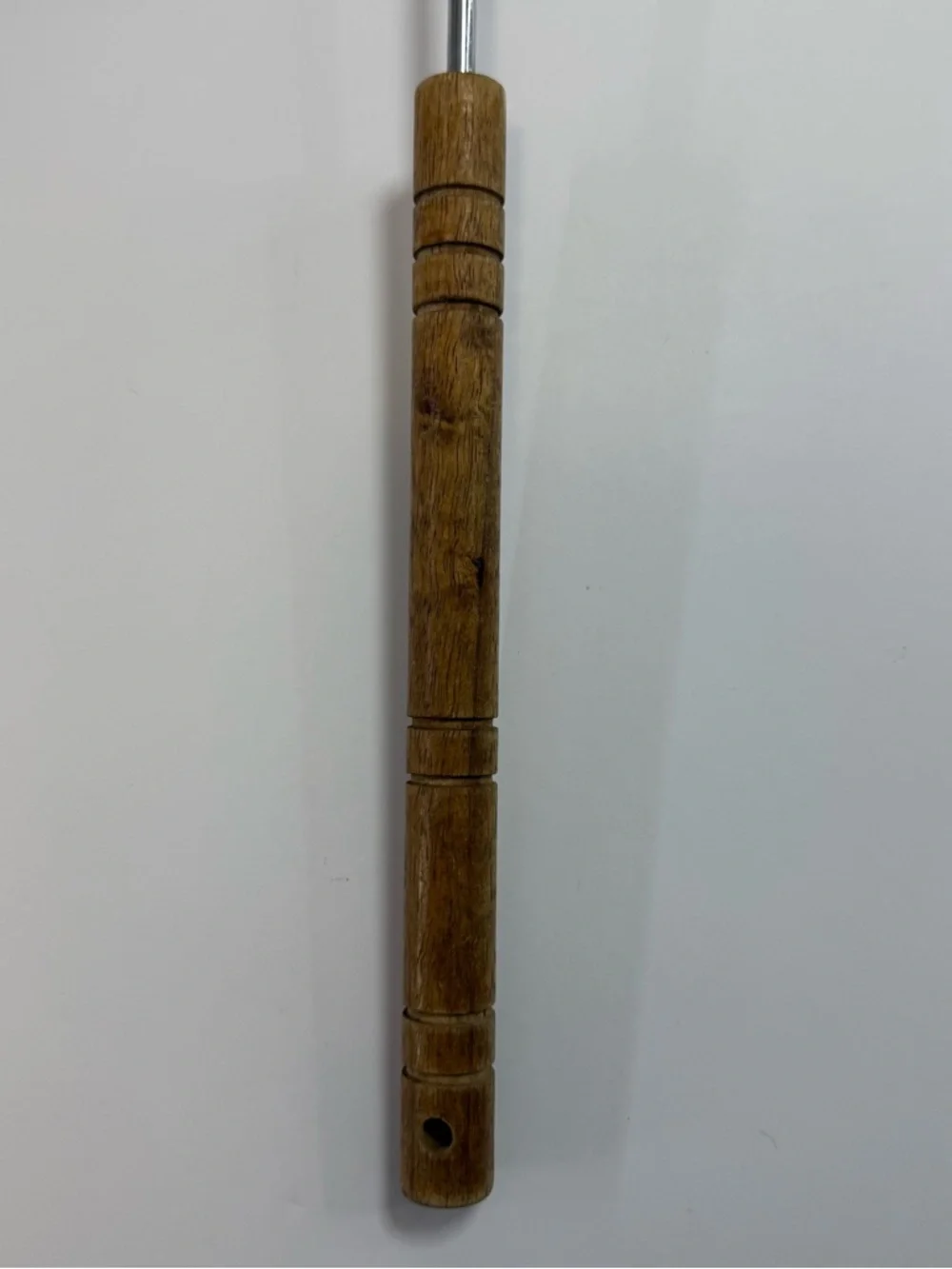 Stainless Steel Turner BBQ Spatula with Brown Wood Handle
